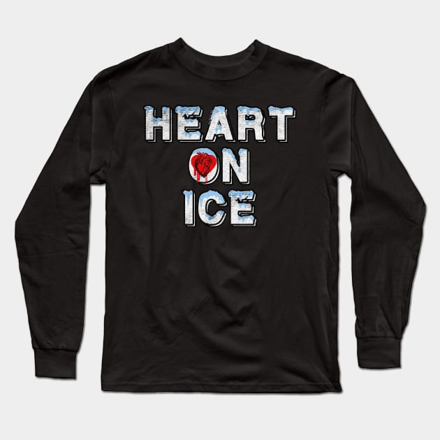 heart on ice Long Sleeve T-Shirt by shwinnnnn
